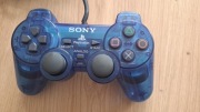 Orginalny Pad do konsoli PS2 Clear Blue