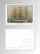 Żaglowiec Dar Młodzieży pocztówka