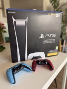 PlayStation 5 Digital pełen zestaw + 2 pady