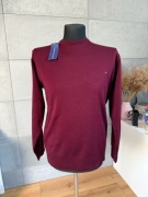 Sweterek śliwkowy Tommy Hilfiger Okazja Prezent