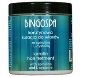 Keratynowa kuracja do włosów ze spiruliną 250g BingoSpa