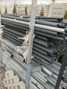 Słupki, profile, rury, ogrodzenia, panel, siatka