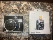 Instax 40 Aparat Natychmiastowy Błyskawiczny FujiFilm Czarny Retro Vintage