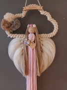 Różowy Anioł Stróż, 27 x 54 cm