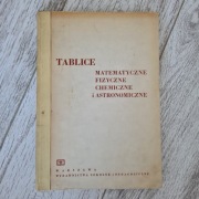 TABLICE MATEMATYCZNE FIZYCZNE CHEMICZNE I ASTRONOMICZNE