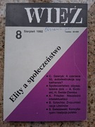 Więź nr 406 (8/1992) Katolicyzm jutra; A, Friszke o PPN