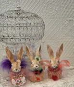 Królik wielkanocny Schabby chic-rękodzieło-24cm/11cm