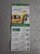 Karnet na Myjnie BP Program 5X Złoty 34% tanie