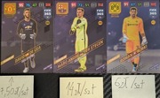 PANINI FIFA 365 2018 POWER UP GOAL STOPPER DE GEA TER STEGEN BURKI 406  411