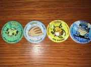 4x Tazo Pokémon Zapper Taz i Tazo 2 Zapper Lay's Grube Tazo