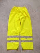 Nowe spodnie robocze przeciwdeszczowe ostrzegawcze YOKO roz. XL