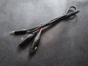 Kabel audio profesjonalny Red's Music 2x XLR - TRS Mini-Jack 3,5mm 1m