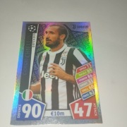 Match Attax Champions League 17/18 giorgio chiellini defensive dynamo 