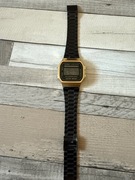 Casio Vintage zegarek czarno złoty jak nowy ! 