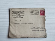 Bytom/Beuthen archiwalna koperta z dokumentem 1928 rok (D