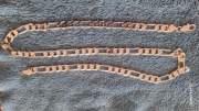 Srebrny łańcuszek damska/męska – splot figaro – 60 cm – 7 mm