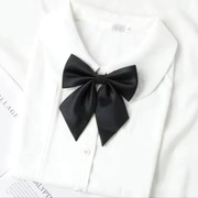 Kokarda do koszuli damskiej czarna elegancka kokardka vintage retro