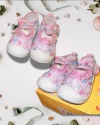 Buciki dziewczęce fioletowe 21 w kartoniku