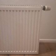 Grzejnik domowy (BUDERUS) 600x600x100, termostat