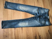 Scotch & Soda spodnie męskie W33 L34 przecierane slim granatowe