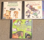 Encyklopedie CD. Przyrody. Ptaków. Zwierząt - ssaki. 
