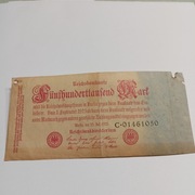 5 00 Marek 1923 rok Niemcy