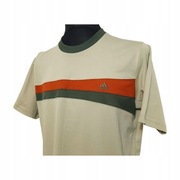 *III MĘSKI T-SHIRT ADIDAS KOSZULKA SPORTOWA VINTAGE L PASKI