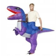 Fioletowy dinozaur dmuchany