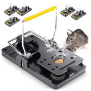 Pułapki na myszy i szczury, zestaw 6 sztuk, wielokrotnego użytku 