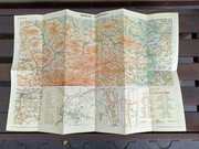 Mapa turystyczna Beskid Wyspowy 1972 r. PRL