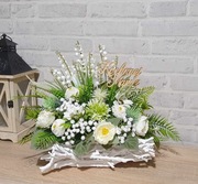 Stroik z konwaliami do domu, na grób, cmentarz, Dzień Matki 