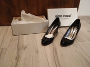  Czarne lakierkowe szpilki Gino Rossi