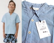 ZARA niebieska bluzka z kolekcji Studio 10 lat