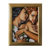 Tamara Łempicka, "Wiosna", ręcznie malowana kopia, olej