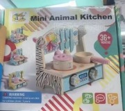 Mini Animal Kitchen – drewniana kuchnia dla dzieci + akcesoria 
