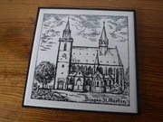 Stara płytka ceramiczna Bingen St. Martin ZOBACZ 