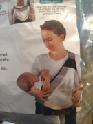 Nosidełko dziecięce ergonomiczne szare