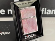 Zapalniczka Zippo 2015 Pink Marble Design, Black Ice
