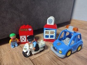 LEGO Duplo zestaw policyjny, samochód, motocykl