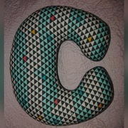 poduszka rogal do karmienia Pink No More jak nowy