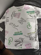 Zara 152 młodzieżowy t-shirt dla chłopaka dinozaury 