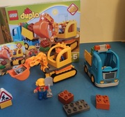 Lego Duplo Ciężarówka i koparka gąsienicowa 10812