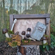 Rękodzieło, obraz dekoracja wieszakna klucze 