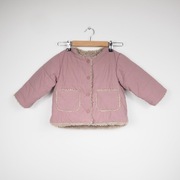 kurtka dziewczęca ze sztucznym barankiem kożuchem Zara r 92