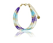 Bransoletka MIYUKI stal nierdzewna. NOWA