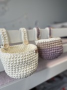 Organizery do łóżeczka, koszyczki do łóżeczka zestaw z 2 sztuk