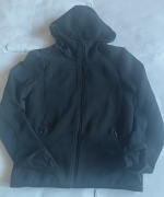 Czarna bluza trening biegi nordic Decathlon M