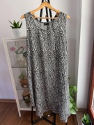 Letnia sukienka a'la pareo z wiskozy animal print