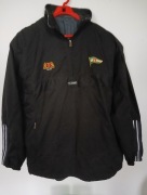 Lechia Gdańsk - czarna bluza z kapturem marki JAKO