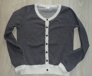 CIENKI SWETER CAMAIEU GRANAT guziki 36/S